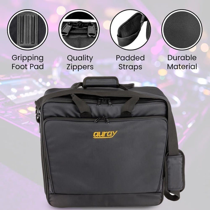 Padded Mixer Bag Gear Protector with Removable Strap and Carry Handles Fits Up to 18x18" Mixers or Gears Image 4