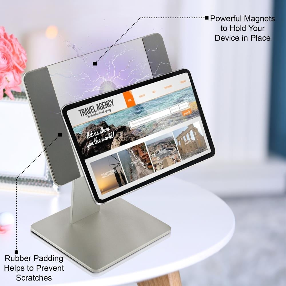 Gabor Magnetic Tablet Stand for iPad Pro 12.9 Inch Adjustable Holder Aluminum Image 11