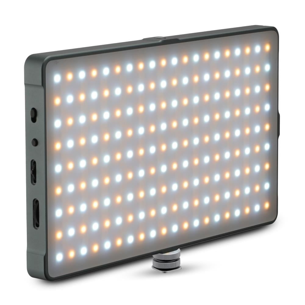 Genaray RGB Video Light Panel 2500-9900K Adjustable Color 10000mAh Rechargeable Image 1