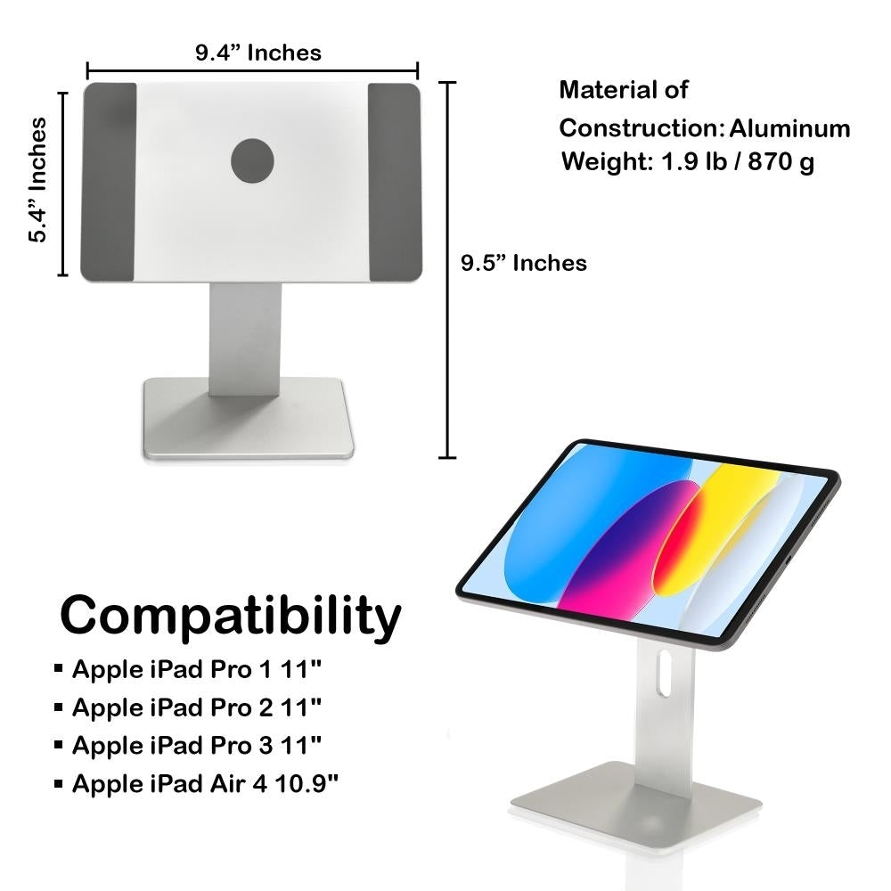 Gabor Magnetic Tablet Stand for iPad 11 inch Pro Air 4 Adjustable Aluminum Holder Image 9