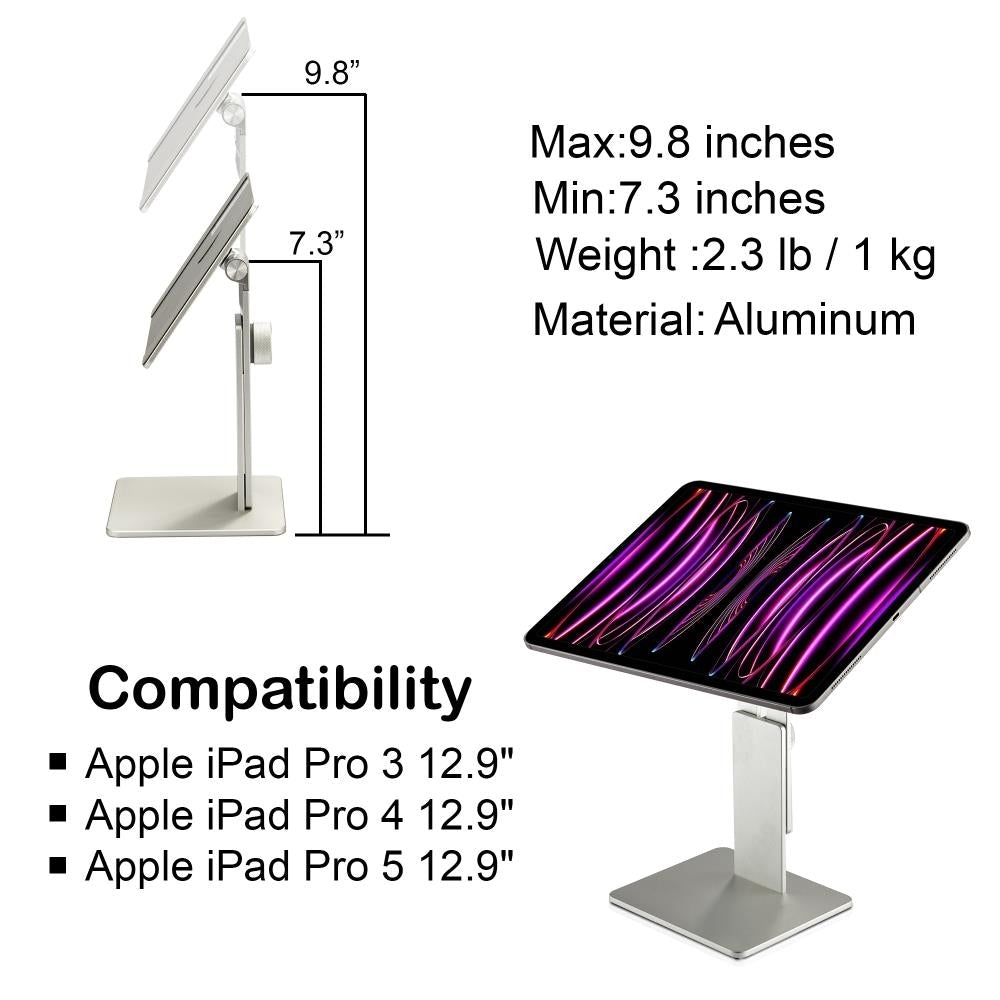 Gabor Adjustable Magnetic Tablet Stand for iPad 12.9 Inch Pro 3rd to 5th Gen Image 9