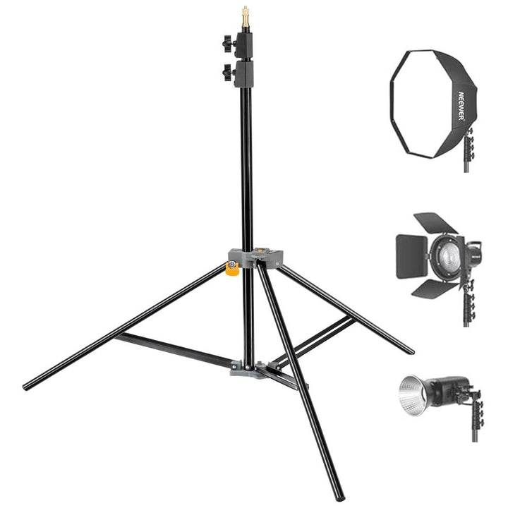 Impact Aluminum Interlocking Air Cushioned Light Stand 7.9 ft Portable Tripod Image 1