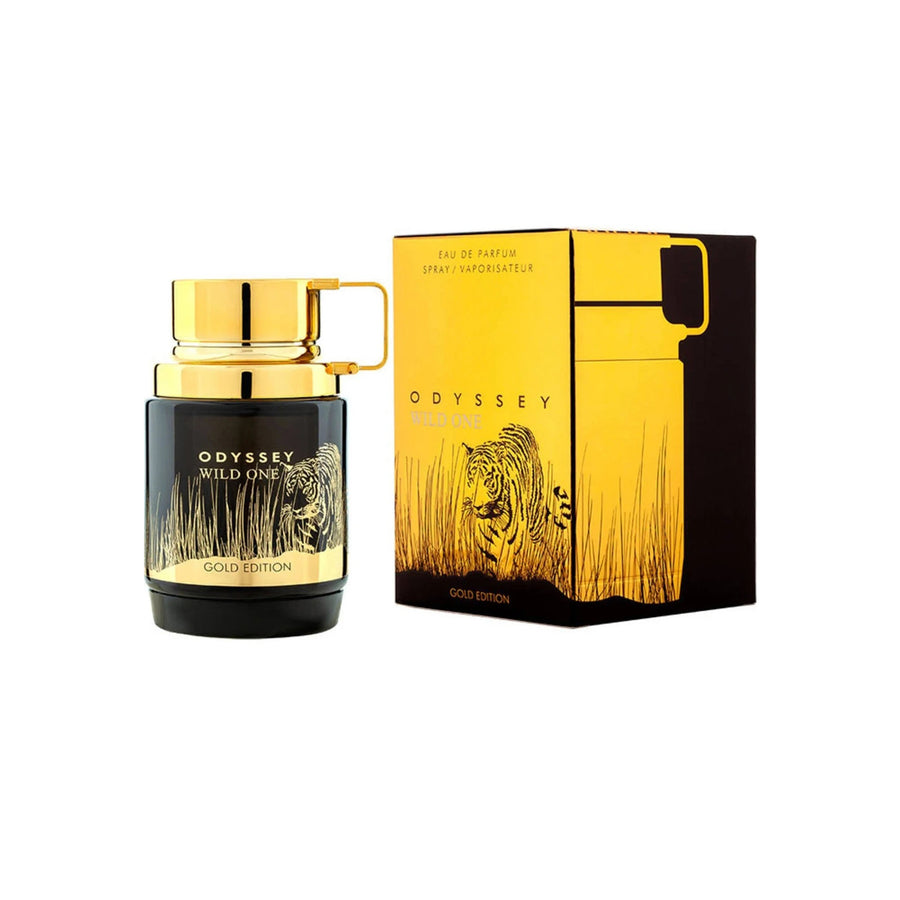 Armaf Odyssey Wild One Gold Edition EDP Spray 3.4 OZ Woody Spicy Fragrance Men Image 1