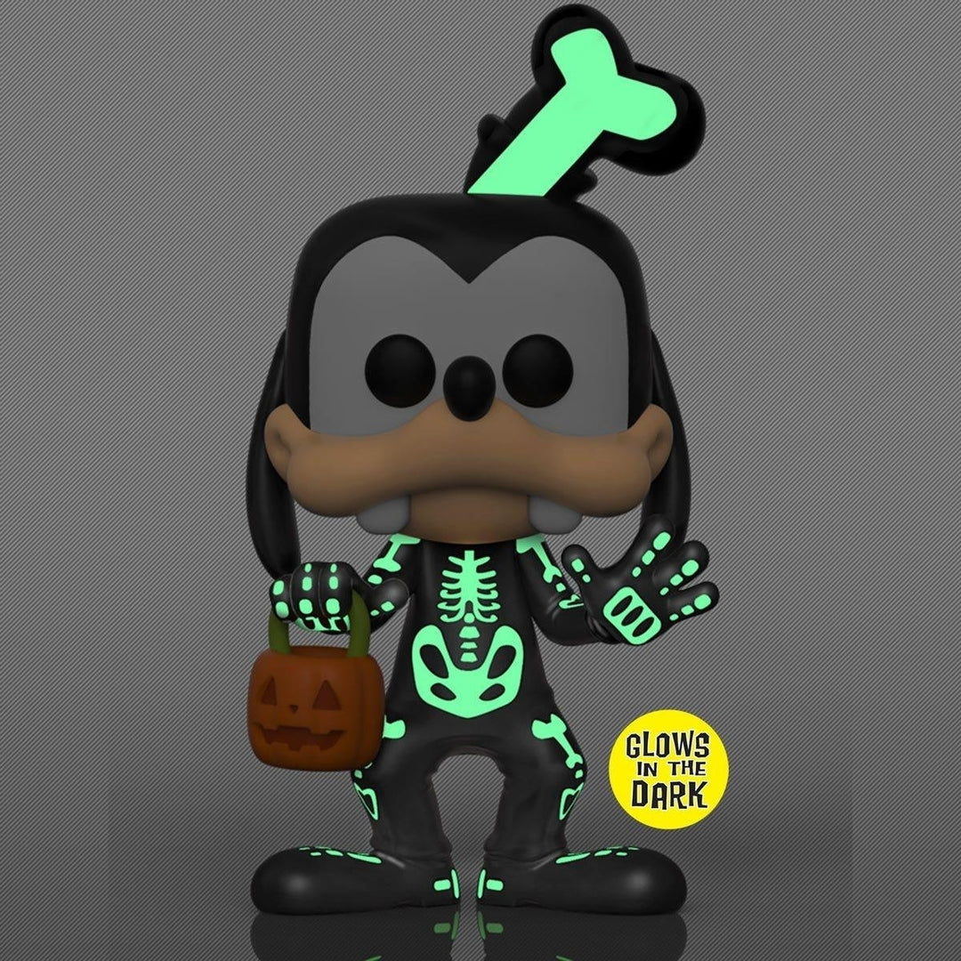 Funko Skeleton Goofy Glow-in-Dark Disney Figure Entertainment Earth Exclusive Image 4