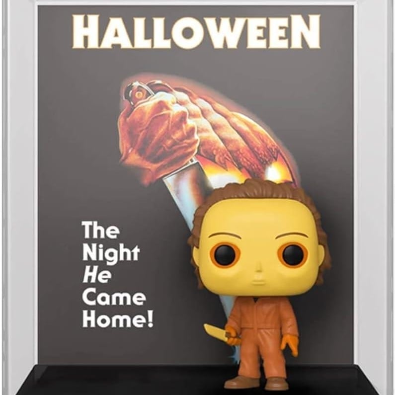 Funko Pop DVD Cover Halloween Michael Myers Glows in The Dark Special Ed Figure Image 1