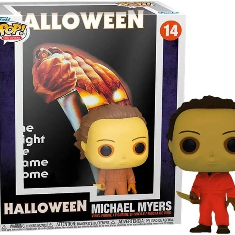 Funko Pop DVD Cover Halloween Michael Myers Glows in The Dark Special Ed Figure Image 2