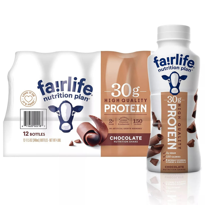 Fairlife Nutrition Plan Chocolate 11.5 Fluid Ounce (12 Pack) Image 1