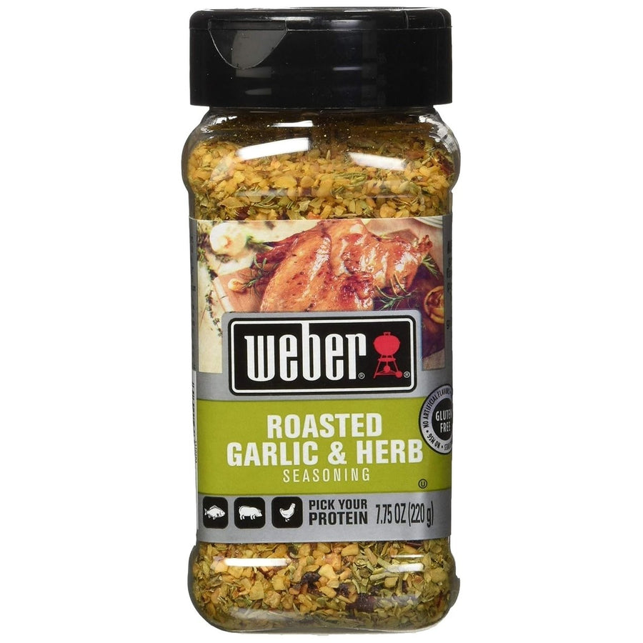 Weber Roasted Garlic and Herb Seasoning - 7.75 Ounce Image 1