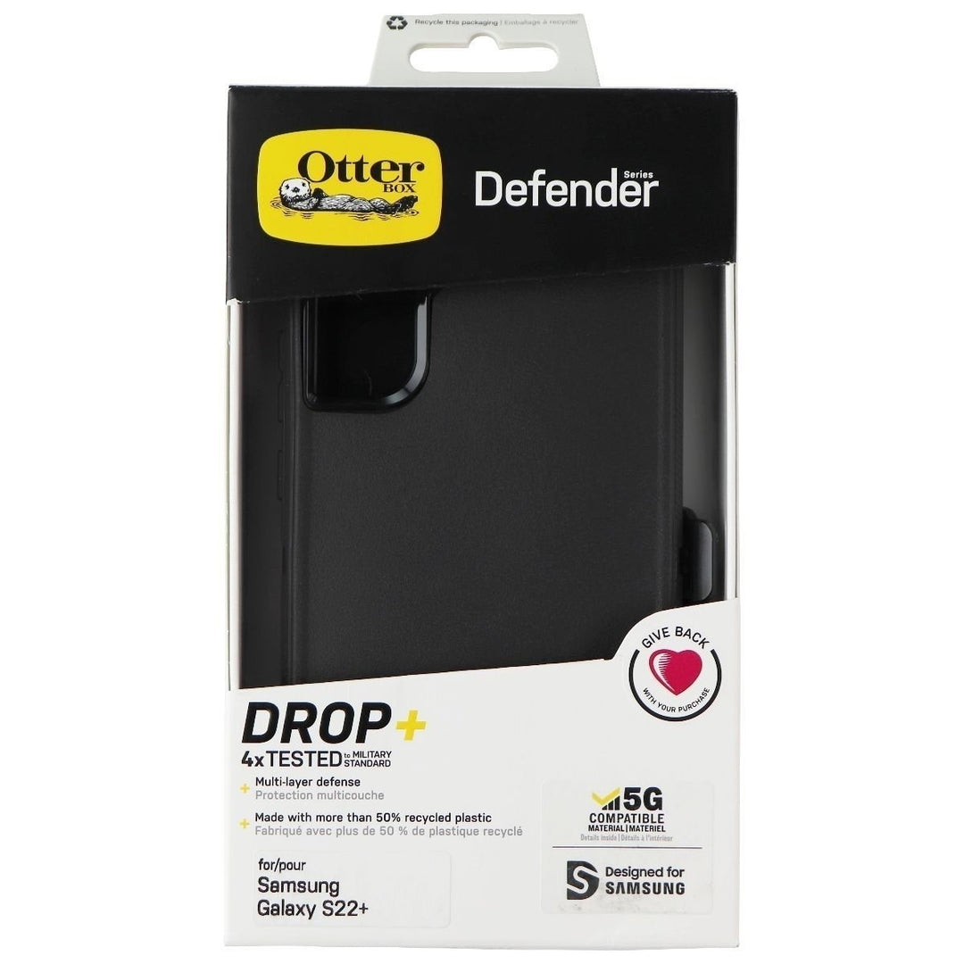 OtterBox Defender Series Case and Holster for Samsung Galaxy (S22+) - Black Image 4