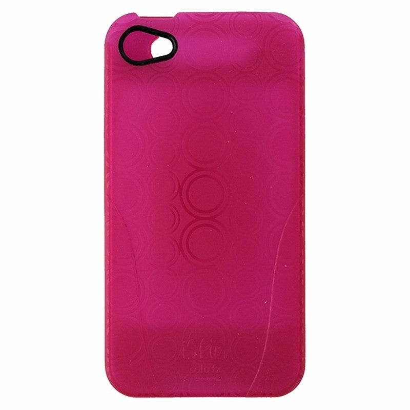 iSkin Solo FX Flexible Case for Apple iPhone 4 4S - Pink Image 1