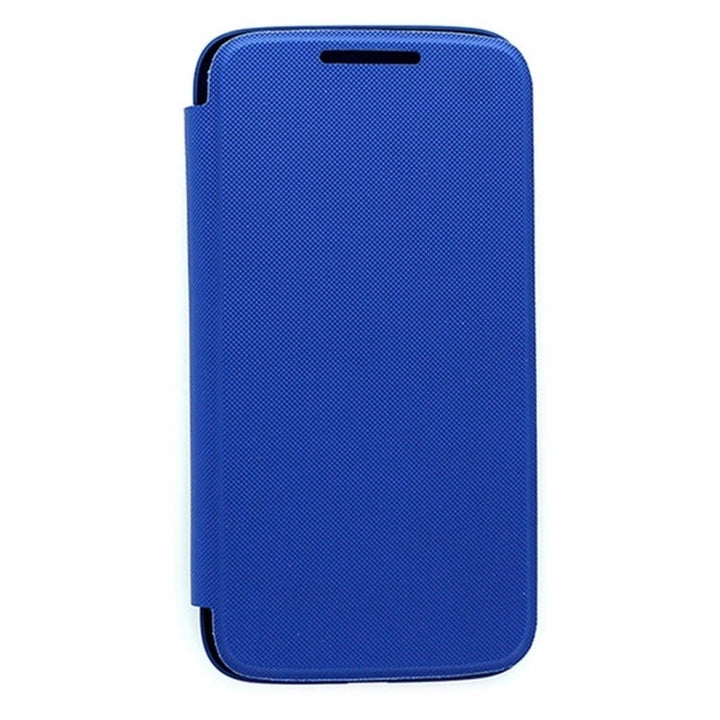 Motorola Flip Shell Case for Moto G Blue Image 1