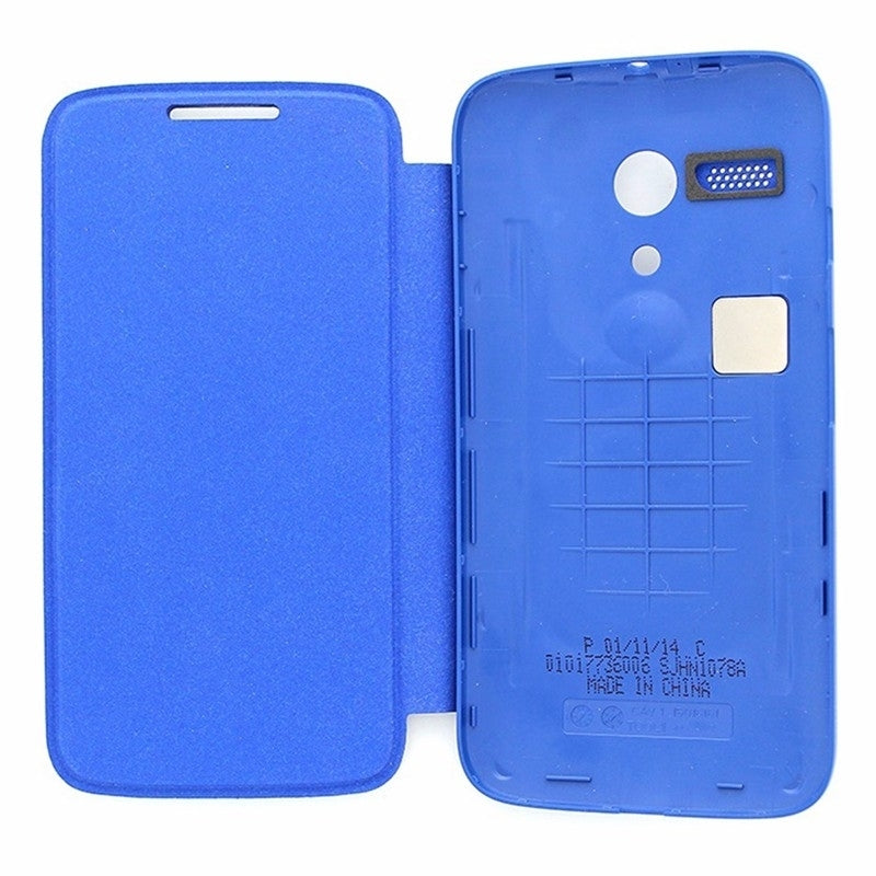 Motorola Flip Shell Case for Moto G Blue Image 2