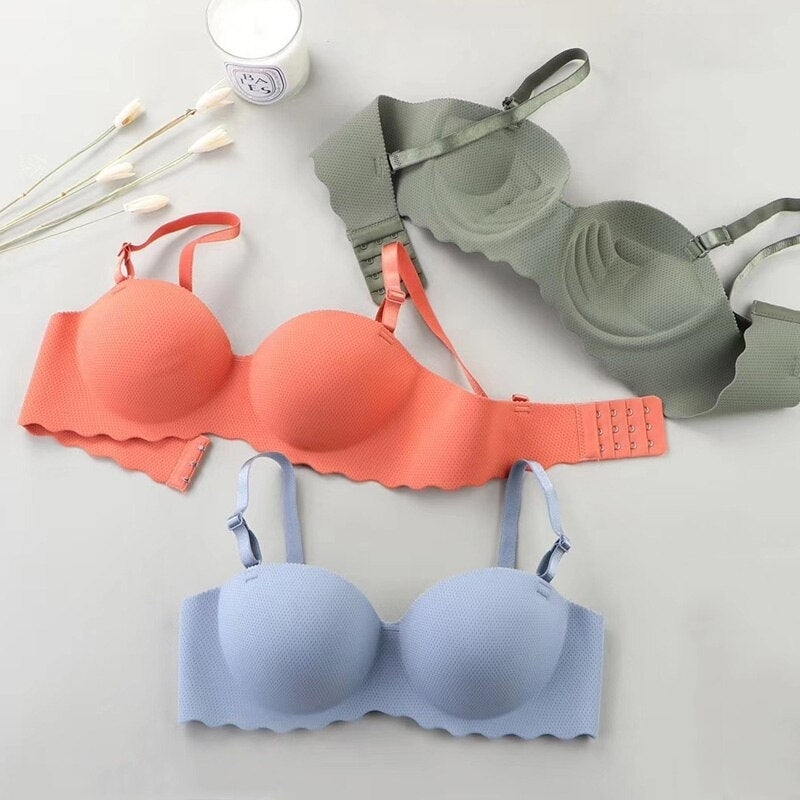 Women Fashion Fashion Bras Lingerie Push Up Lingerie Seamless Bralette Wire Free Brassiere Female Underwear Intimates Image 6