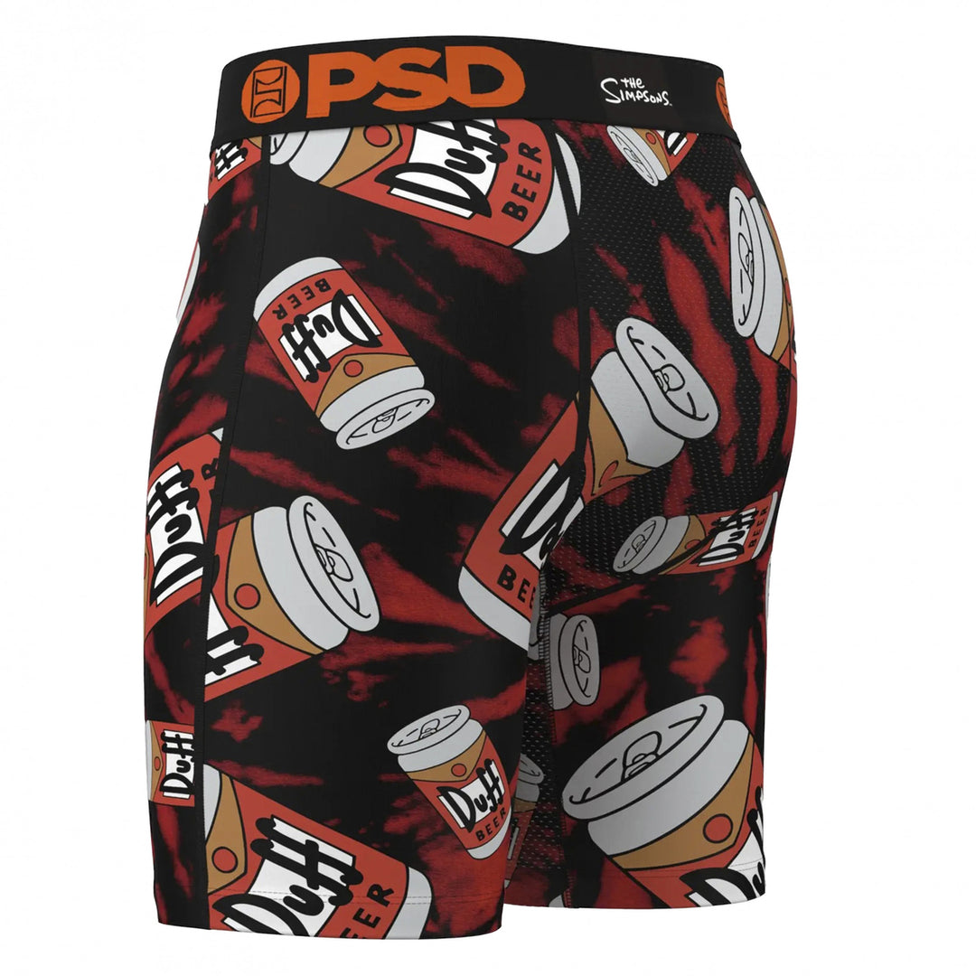 The Simpsons Duff Beer Tie-Dye PSD Boxer Briefs Image 3