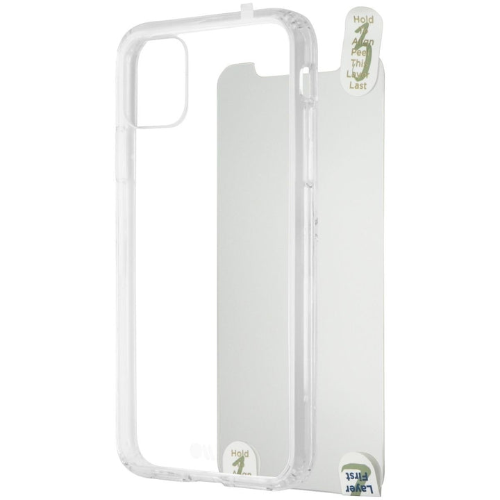 Case-Mate - Protection Pack - Case for iPhone 11 and Screen Protector - Clear Image 1