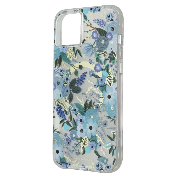 Rifle Paper Co. Series Case for MagSafe for iPhone 14 Plus - Garden Party Blue Image 1