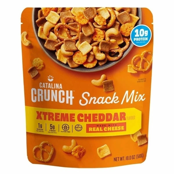 Catalina Crunch Snack Mix Xtreme Cheddar 18 Ounce Image 1