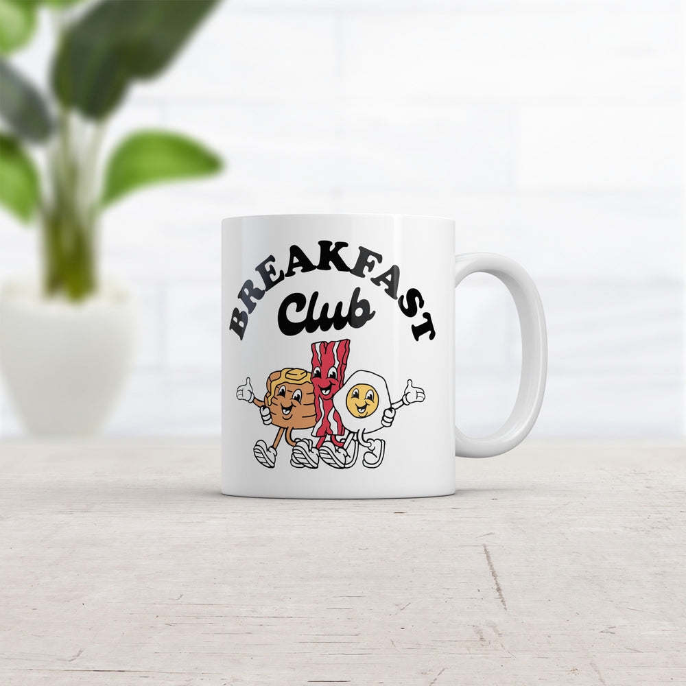 Breakfast Club Mug Funny Eggs Bacon Graphic Novelty Coffee Cup-11oz Image 2