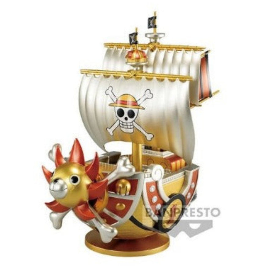 Banpresto One Piece Mega World Collectible Figure Gold Edition Rare Statues Image 1