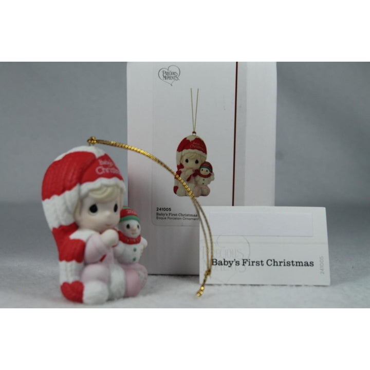 Precious Moments-Babys First Christmas Girl 2024 Dated Ornament 241005 NIB Image 3