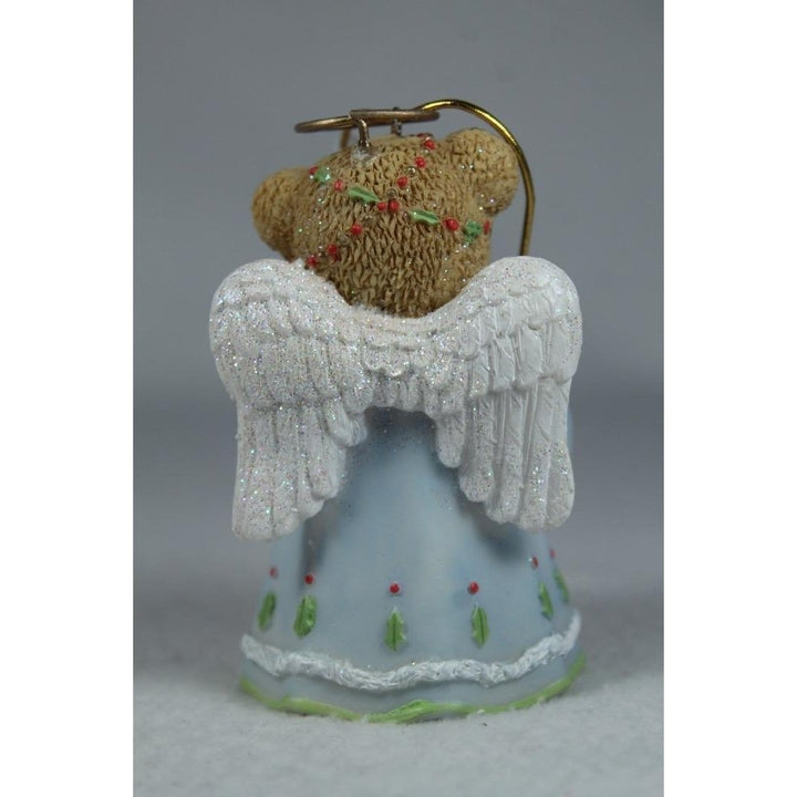 Cherished Teddies 2024 Annual Angel Bell Bear Dated Ornament 137978 In Bx Image 3