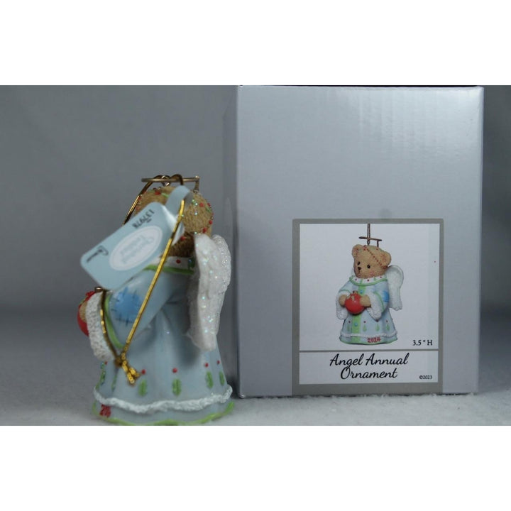 Cherished Teddies 2024 Annual Angel Bell Bear Dated Ornament 137978 In Bx Image 4