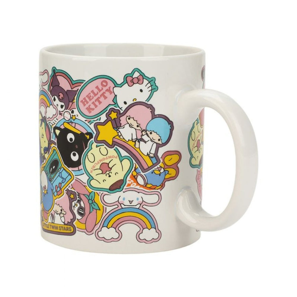 Hello Kitty and Friends Sanrio Sticker Collage 16 oz. Ceramic Mug Image 2