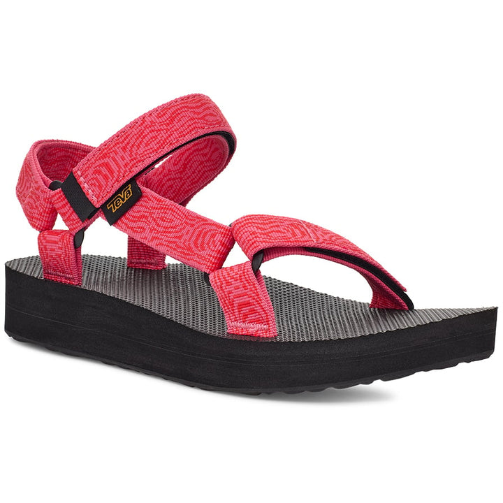 Teva Womens Midform Universal Sandal Ripple Hot Pink - 1090969-RLH RIPPLE HOT PINK Image 1