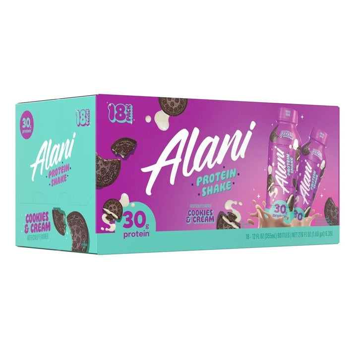 Alani 30g Protein ShakesCookies and Cream12 Fluid Ounce (Pack of 18) Image 3