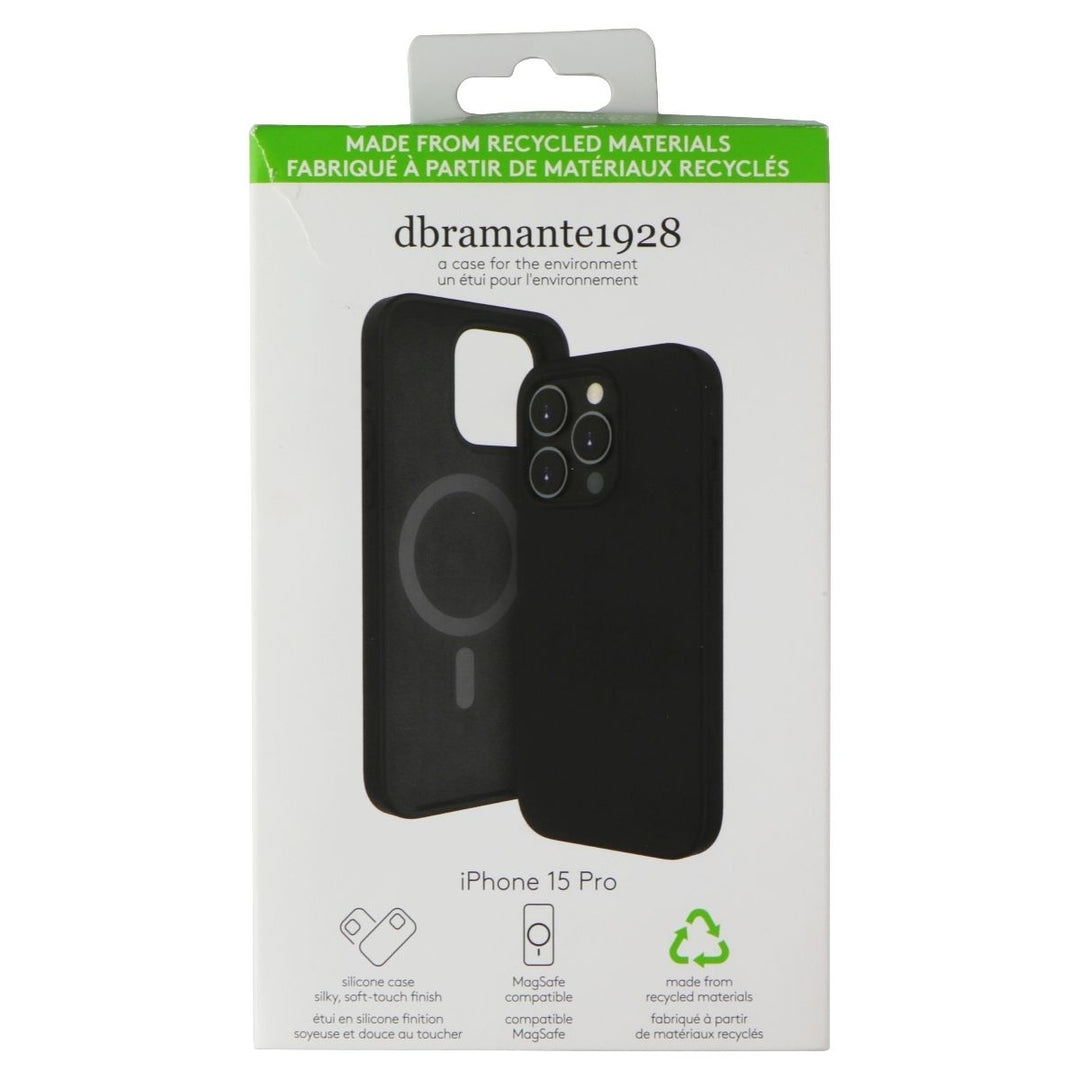 dbramante1928 Monaco Series Case for MagSafe for iPhone 15 Pro - Night Black Image 1