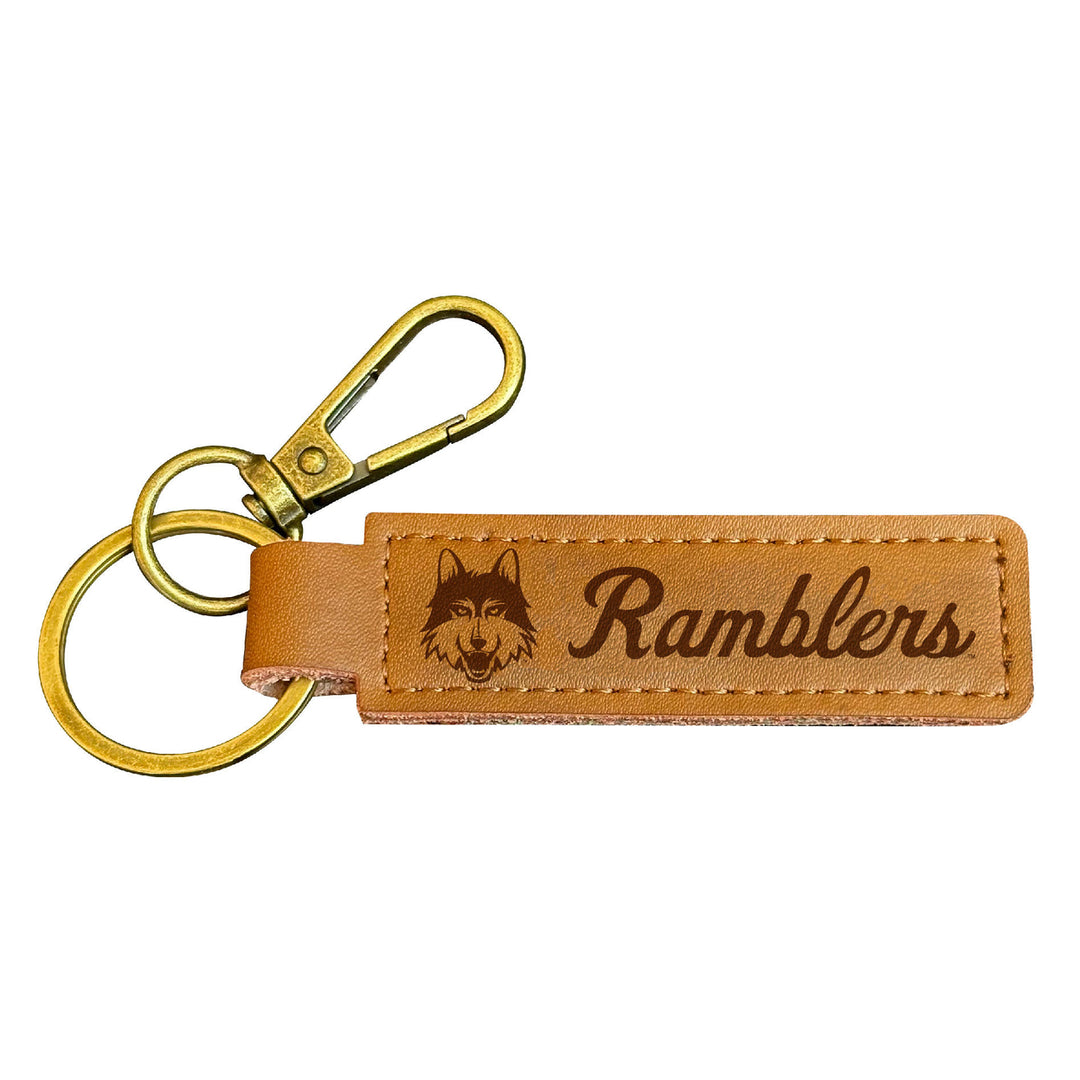 Loyola University Ramblers Leather Keychain 3.25" Long Officially Licensed Collegiate Product Image 1