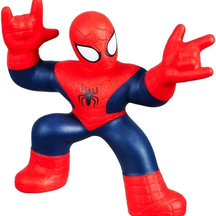 Heroes of Goo Jit Zu Spider-Man 8" Super Sized Stretchy Squishy Collector Toy Image 3