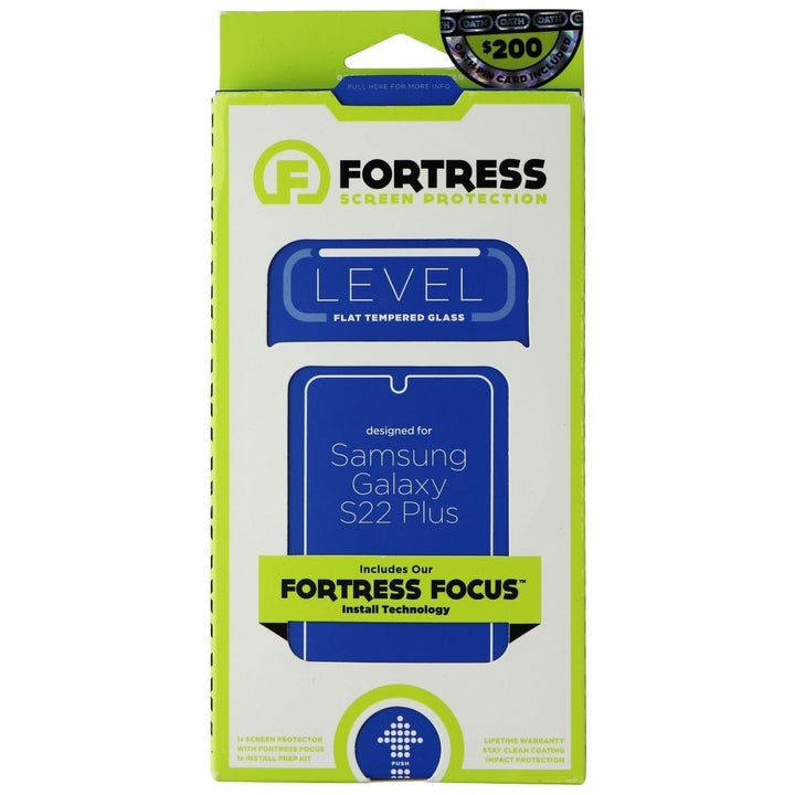 Fortress LEVEL Flat Tempered Glass for Samsung Galaxy (S22+) - Clear Image 1