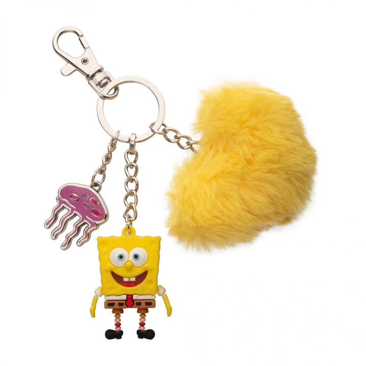 SpongeBob SquarePants Multi Charm Keychain Image 1