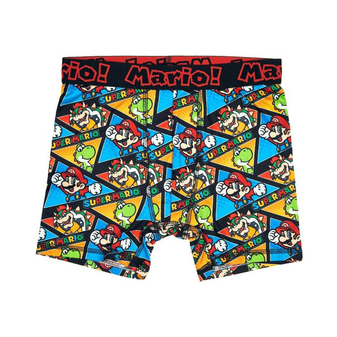 Super Mario Bros. Collages 5-Pack Boxers Briefs Image 4