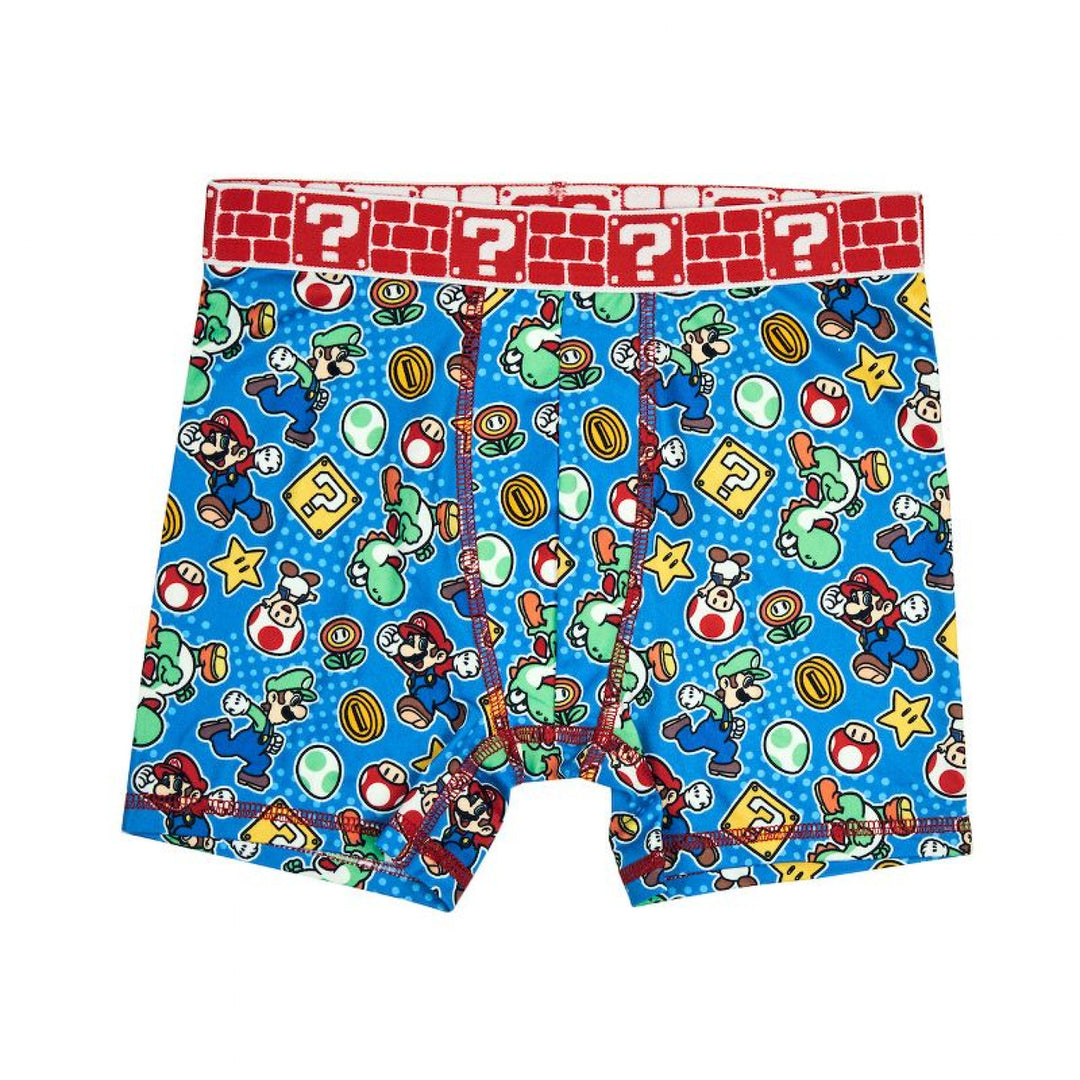 Super Mario Bros. Collages 5-Pack Boxers Briefs Image 4