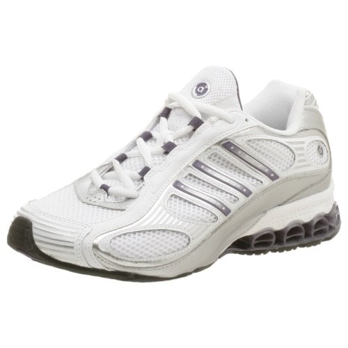 adidas Womens Powerride Cushion Running Shoe 10 White Violet Silver 2023 Image 1