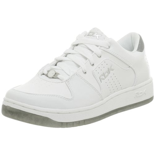 Reebok Mens Rbk 24-7 II Basketball Shoe 7-M WHITE/WHITE/SILVER Image 1