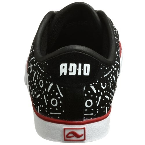 Adio Mens Drayton SL Skate Shoe Black Suede White Walking Footwear Size Available Image 2