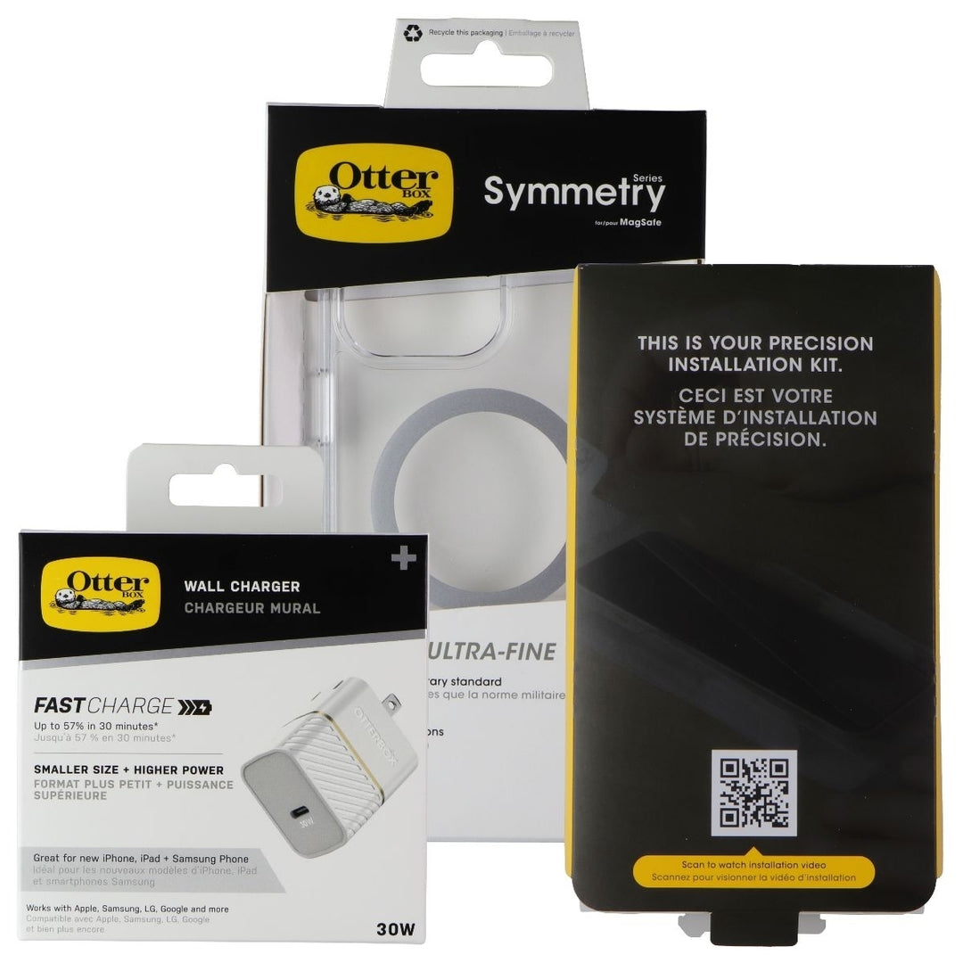 OtterBox Symmetry Protection + Power Kit for MagSafe for iPhone 15 Pro Max Image 1