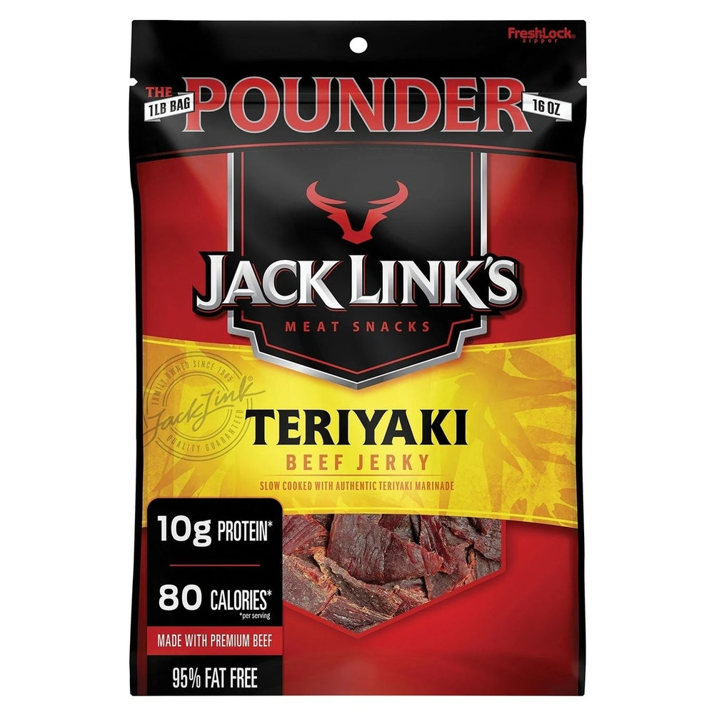 Jack Links Teriyaki Jerky 16 Ounce Image 2