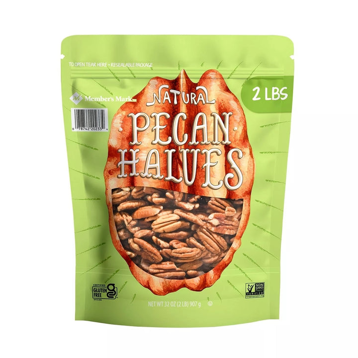 Members Mark Natural Pecan Halves (2 Pounds) Image 1