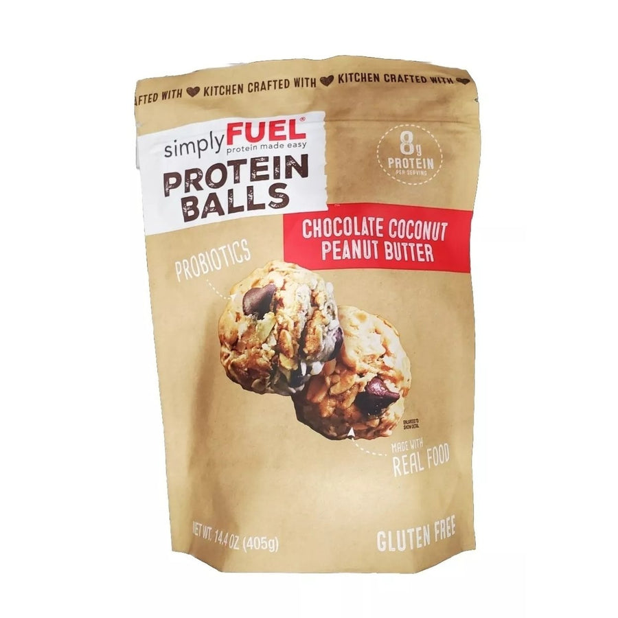 Simply Fuel Protein Balls Chocolate Coconut Peanut Butter (14.4 Ounce) Image 1