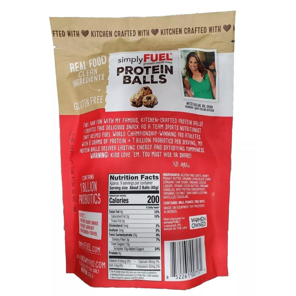 Simply Fuel Protein Balls Chocolate Coconut Peanut Butter (14.4 Ounce) Image 2