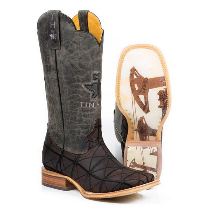 Tin Haul Western Boots Mens Pumpin Derrick Brown 14-020-0007-0264 BR Image 2