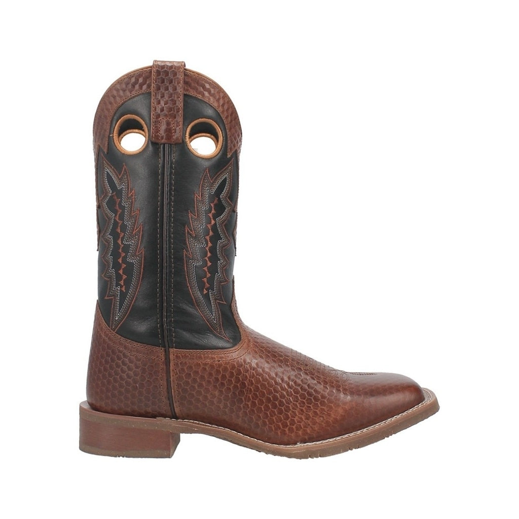 Laredo Western Boots Mens Elway Square Toe 11" Pull On Brown 7930 Image 3