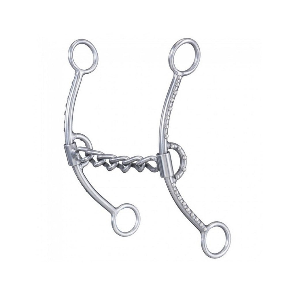 Tough 1 Bit Sweet Iron Chain Mouth Lifter Snaffle 8" Cheeks 245202 Image 1