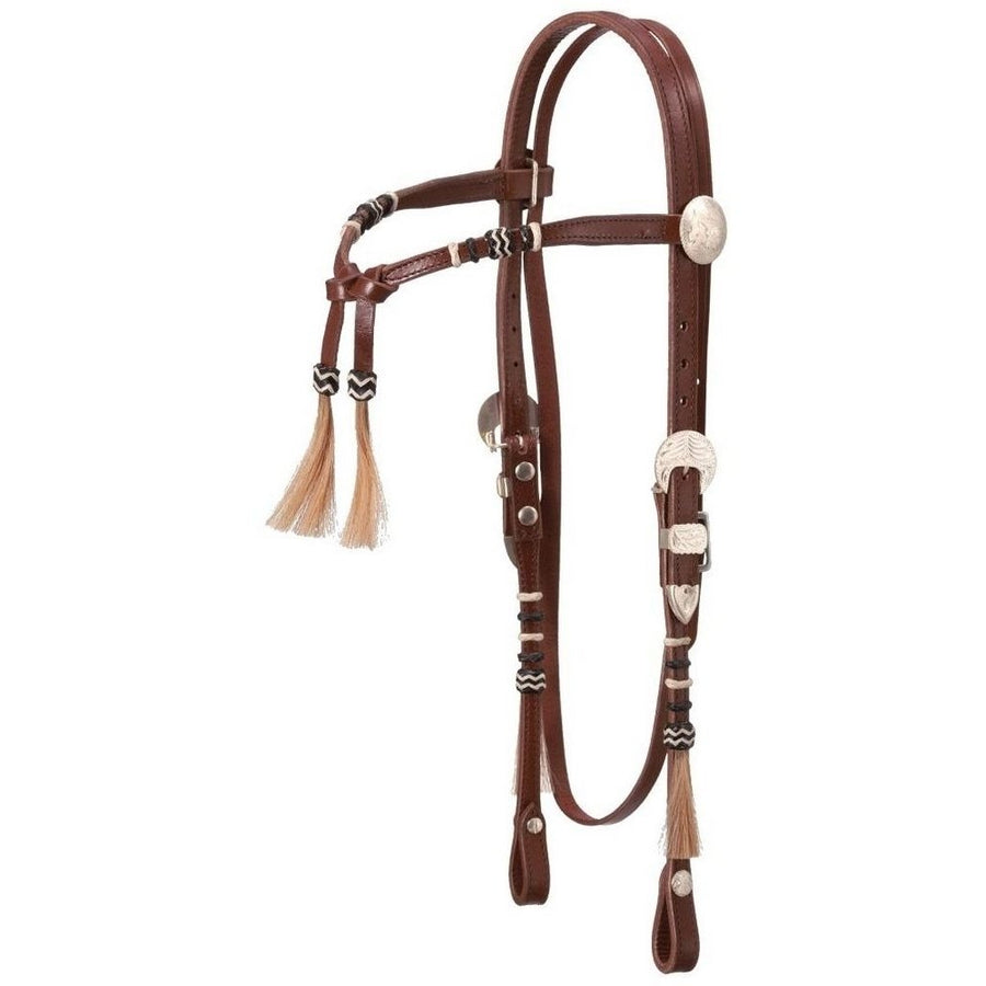 Tough 1 Headstall Royal King Braided Futurity Horse Natural 45-861 Image 1