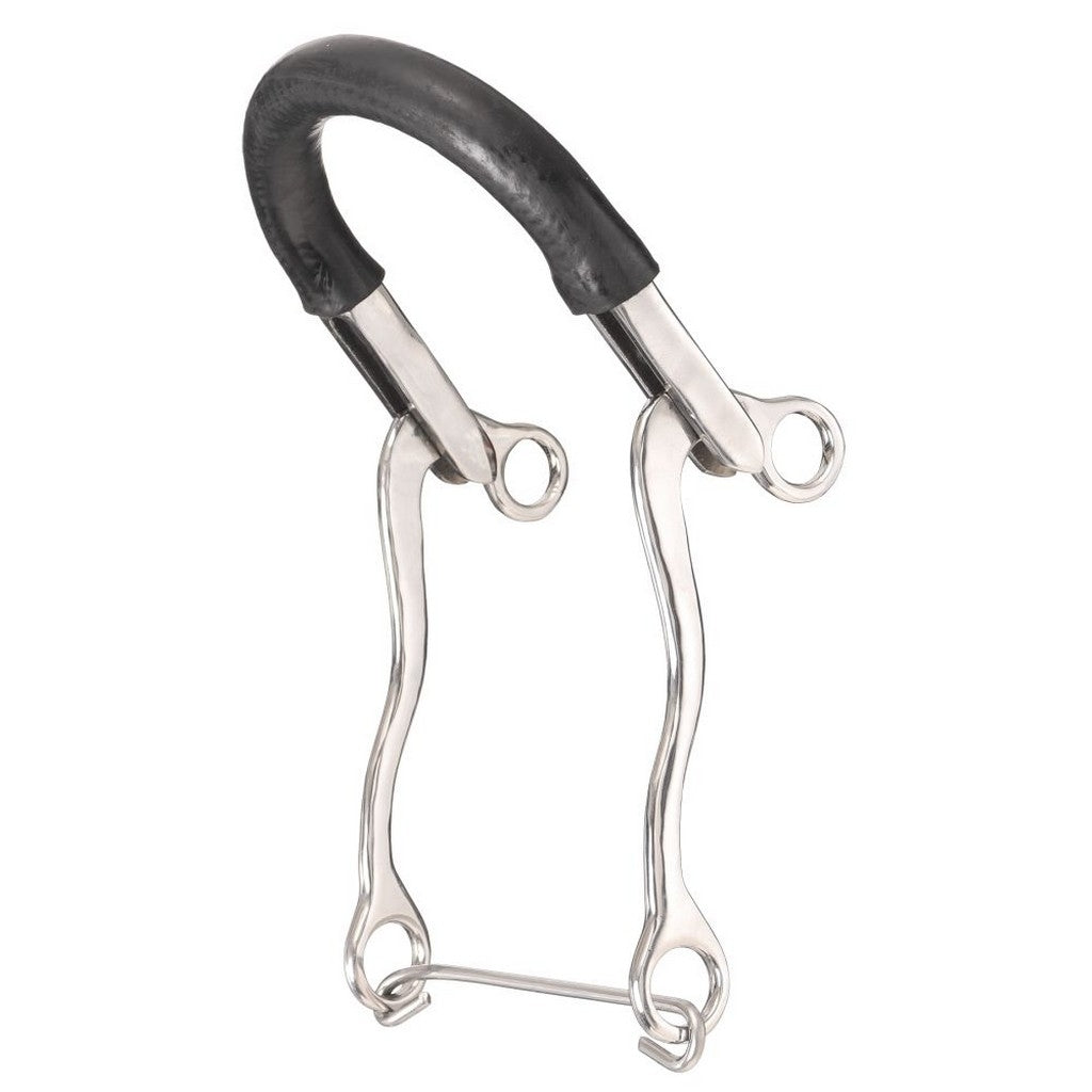 Tough 1 Kelly Silver Star Bit Miniature Hackamore Rubber Tubing 25099 Image 1