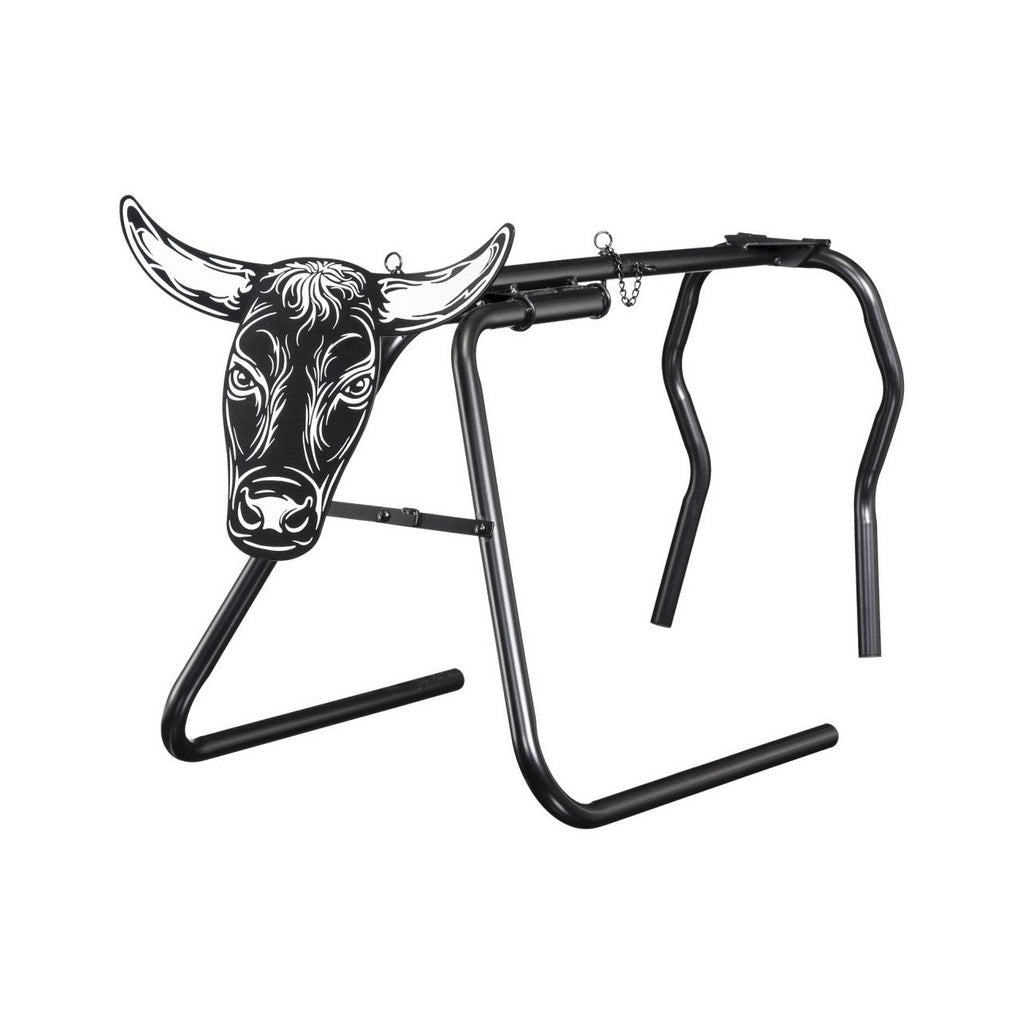 Tough 1 Roping Dummy Junior Collapsible Metal Steer Head Black 58-7871 Image 1